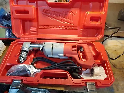 MILWAUKEE 3107-6 7 Amp 1/2  Corded Heavy Right-Angle Drill Kit • $189