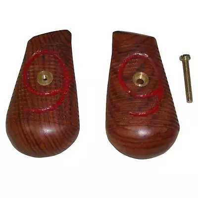 Mauser C96 Red 9 Broom Handle Pistol Grip Wooden German Army Handle E438 • $52.35