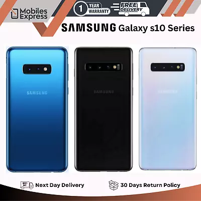 NEW SAMSUNG Galaxy S10 & S10e - 128GB Unlocked Android Smartphone All Colors A+ • £174.49