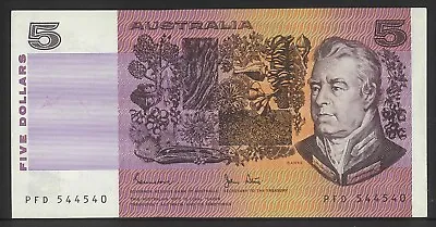 Australia 1983 $5 Banknote Johnston/Stone R208 EF #28 • $20