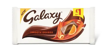 Galaxy Smooth Orange Milk Chocolate 10 Or 15 X 110g Bars OUTOFDATE 13/03/22 • £16.49