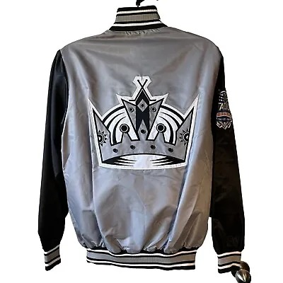 La Kings Silver Stadium Series Button Up Bomber Jacket - Small - NHL Los Angeles • $179