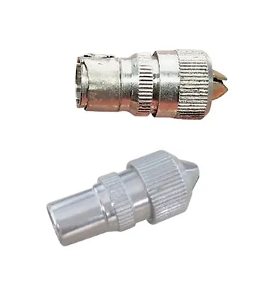 Coaxial Connector For TV Aerial Cable RF Coax Plug Male Female Metal Screw Type • £3.05