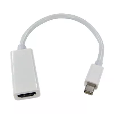 15cm Mini Display Port Thunderbolt Male Plug To HDMI Female Adapter [007684] • £4.71