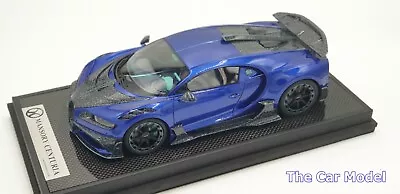 Bugatti Chiron Mansory Centuria Blue Carbon - Limited 99 Pcs T&P 1/18 - No MR • $699.95