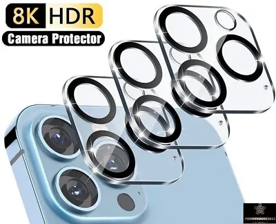 Camera Lens Protector For IPhone 12 13 14 15 Pro Max Tempered Glass Camera Cover • £1.99