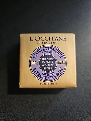 L'Occitane Extra Gentle Lavender Bar Soap With Shea Butter 3.5 Oz. / 100g - NEW • $12.99