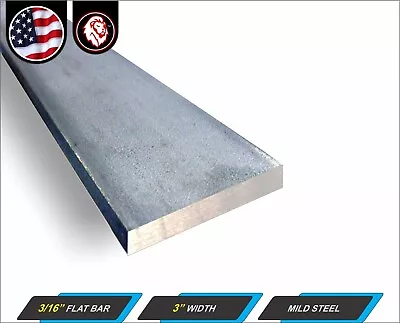 3/16  X 3  Steel Flat Bar - Flat Metal Stock - Mild Steel - 11  Inch Long • $6.50