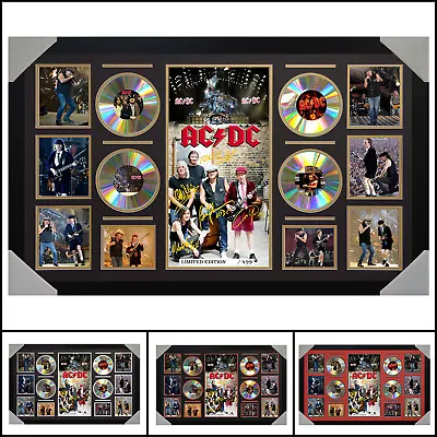 ACDC 4 CD Signed Framed Memorabilia LTD - Large - Multiple Variations - V1 • $240