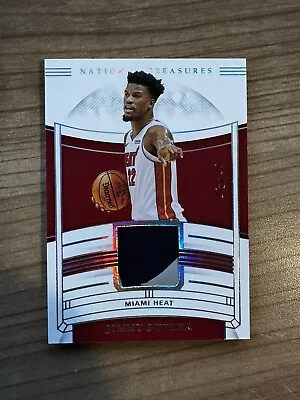 Jimmy Butler 2019-20 National Treasures Game Used Patch 1/1 Heat • $37