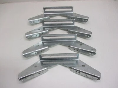 $49.99 • Buy (4) Pontoon Wing Brackets Bunk Bolster Boat Pontoon Trailer V Wing Brackets