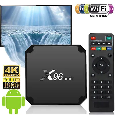 X96 Mini TV Box Android 7.1.2 S905W Quad Core WiFi HD 2GB + 16GB 4K Media Player • $42.29