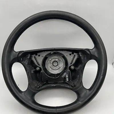 2000-2003 Mercedes W208 CLK55 CLK430 DRIVER STEERING WHEEL LEATHER BLACK  • $50