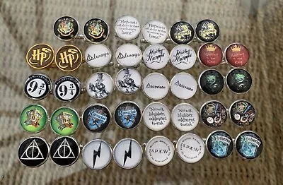 £3.25 • Buy Harry Potter / Hogwarts Novelty Cufflinks - Nice Gift Free Velvet Pouch 