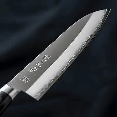 SEKI KOTETSU VG10 Forged Cobalt Japanese Santoku Chef Knife Japan Made AU Stock • $133
