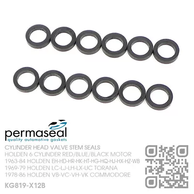 Valve Stem Seals 161-173-186-202 6 Cyl Motor [holden Lc-lj-lh-lx-uc Torana/gtr] • $19.55