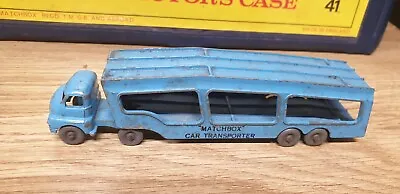 Matchbox Accessories A-2 Bedford Car Transporter Red Letters GPW • $99.95