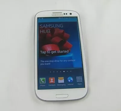 Samsung SCH-i535 Galaxy S3 Verizon/Unlocked Phone  GOOD (White) • $57.75