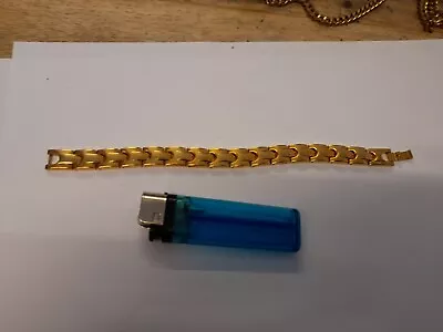 £9.99 • Buy Gold Tone Magnetic Therapy Braclet Vgc