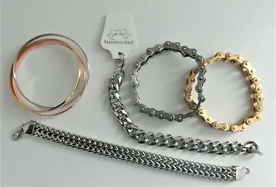 Stainless Steel Bracelets (Various Designs) • £2.95