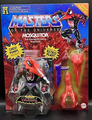 Mattel Masters Of The Universe MOTU Retro Play Mosquitor Figure MOC Unpunched • $26