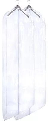 Clear Vinyl Gown Bag - Protect Your Clothing While Traveling And Dust Free Wh... • $28.67