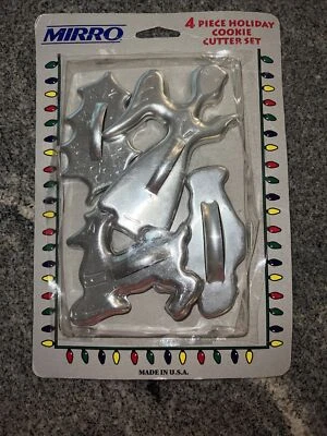 $15 • Buy Vintage Aluminum Christmas Cookie Cutters
