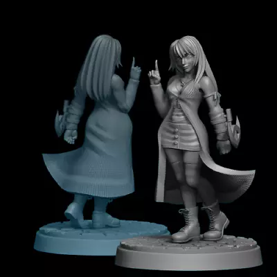 £6 • Buy Final Fantasy 8 Rinoa Resin Miniature