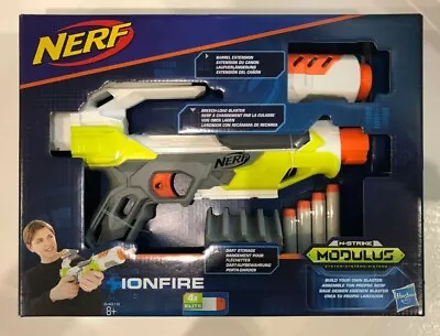 Nerf N-STRIKE MODULUS IONFIRE BLASTER Gun Model B4618 - New FAST FREE P&P • £22