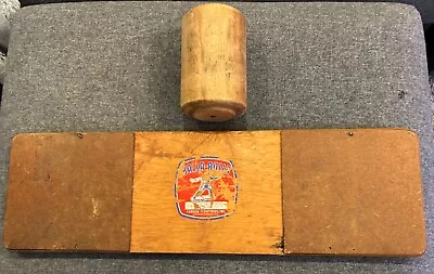 Vintage BALLA-ROLLA Retro Wood Balancing / Injury Board - Carrom Industries • $75