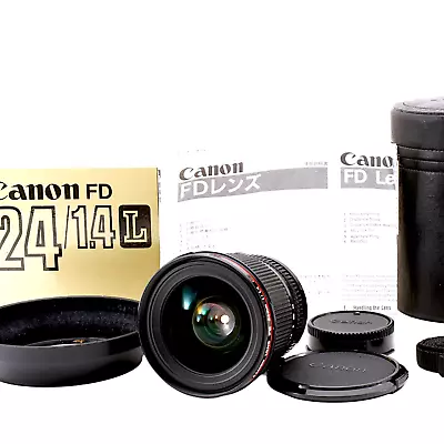 [Top Mint In Box] Canon New FD NFD 24mm F/1.4 L MF Wide Angle Lens From JAPAN • £6034.33
