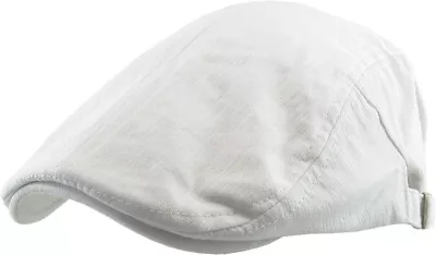 Solid Cotton Gatsby Cap Mens Denim Hat Golf Driving Summer Cabbie Newsboy • $12.99