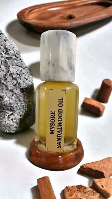 SEMI Vintage Pure Mysore Sandalwood Oil Perfume Rare Attar 100% • $56.98