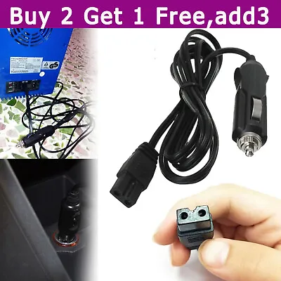DC 12V Lead Cable Plug Wire 2Pin Charger For Car Cooler Cool Box Mini Fridge • £3.57