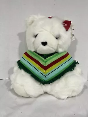 2005 Marshall Fields Dayton Hudson Mrs Santa Bear W/poncho Christmas Plush • $20