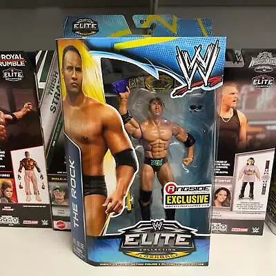 The Rock - WWE Elite Ringside Exclusive Action Figure • $149.99