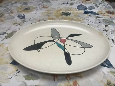 Vintage Metlox Contempora Free Form 13  Large Oval Platter Chipped • $29.99