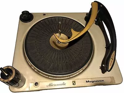 Magnavox S600 Imperial Micromatic Console Turntable  W/45 Spindle. As Is-Parts • $125