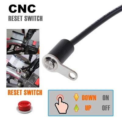 CNC IP65 Motorcycle Handlebar Switch Engine Start Kill Self-return Reset Button • $10.98
