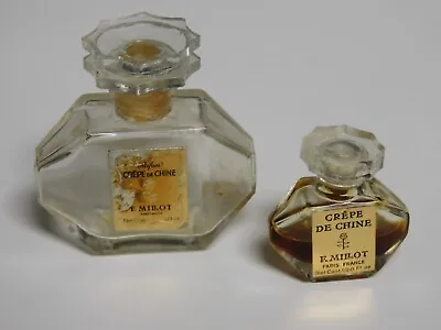 Vintage Crepe De Chine By F. Millot 2 Perfume Bottle • $10