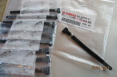 NOS YAMAHA HANDLE BAR WIRING HARNESS RETAINER STRAP 10 CABLE TIES YZ Vintage Mx • $89.99