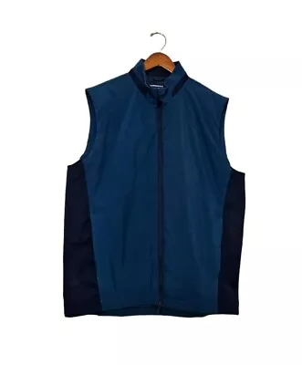 Holderness & Bourne The King Vest Dry Luxe Performance Tailored Fit Men's L Blue • $59.99