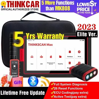 THINKCAR Thinkscan Max OBD2 Diagnostic Scanner Tool Full System TPMS As MK808 • $300