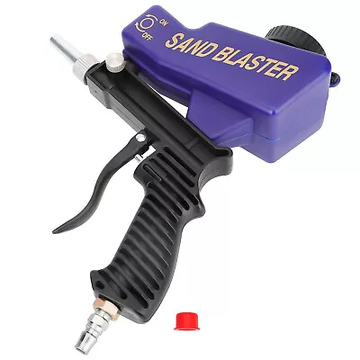 Hand Held Media Spot Sand Blaster Gun Air Gravity Feed Portable Sandblaster • $24.98