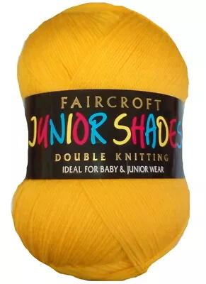 Woolcraft Faircroft Junior Shades DK Knitting Wool / Yarn 500g - Various Colours • £10.50