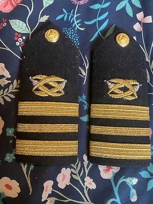 Vietnam War U S Navy Officer’s Shoulder Boards For Civil Engineer Excellent Con  • $17.99