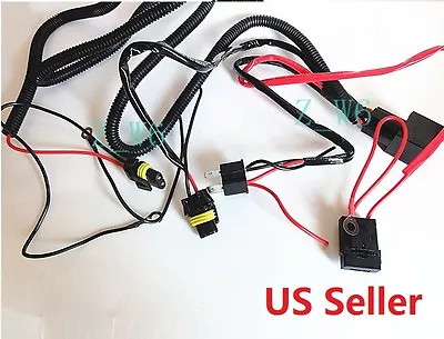 Xenon H4 9003 HID Relay Wiring Harness Hi/Lo Controller High Low Conversion Kit • $8.99