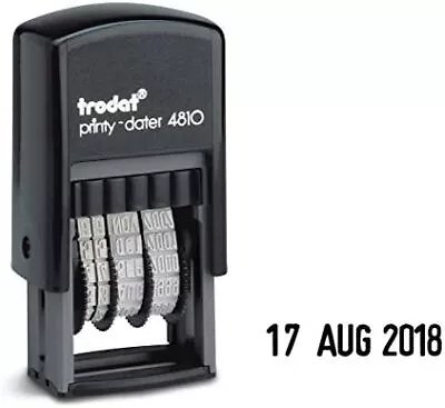 Trodat 4810 Self Inking Printy Dater Stamp • £17.17