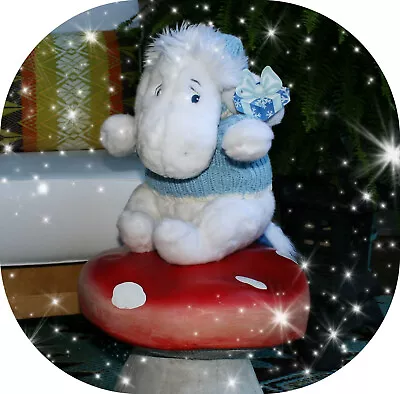 $22.01 • Buy Disney Store Eeyore Plush Stuffed Animal Toy White Blue Snowflake Sweater