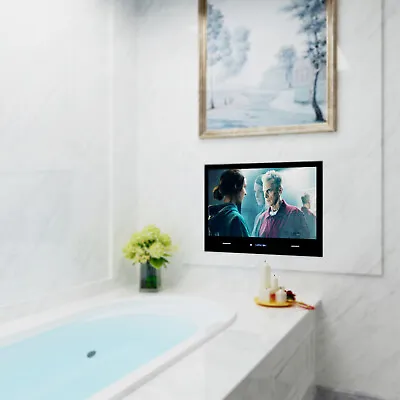 24” Black Google Certified Android 11 Waterproof Mirror Smart TV: Next Day • £435